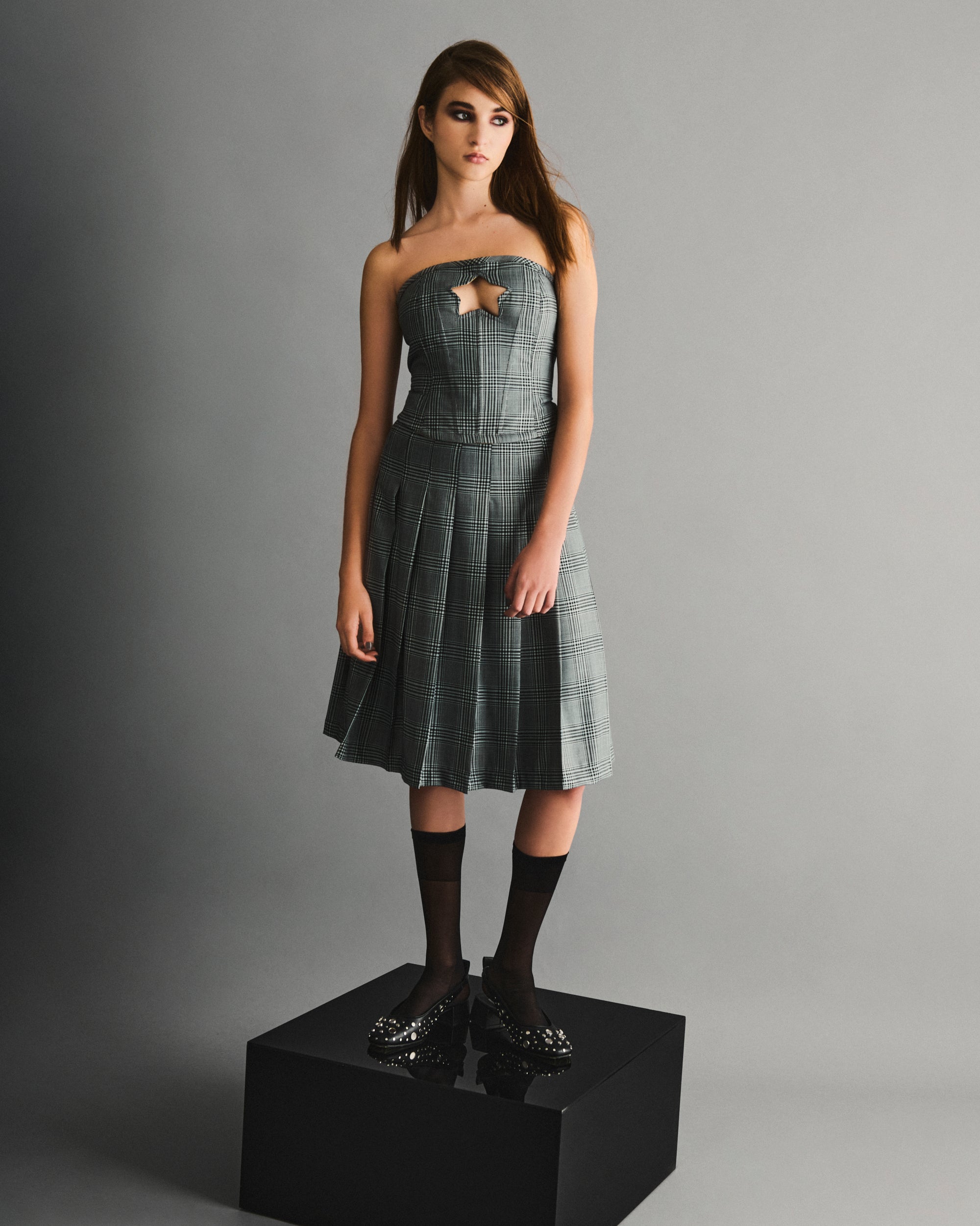CORSET ESTRELLA CASIMIR CELESTE-GRIS